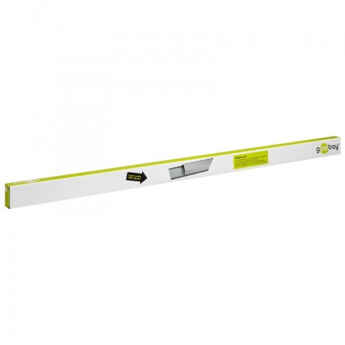 goobay Listwa aluminiowa, osłona 1,1mx33mm Goobay Srebrna AKMKLA33MMS