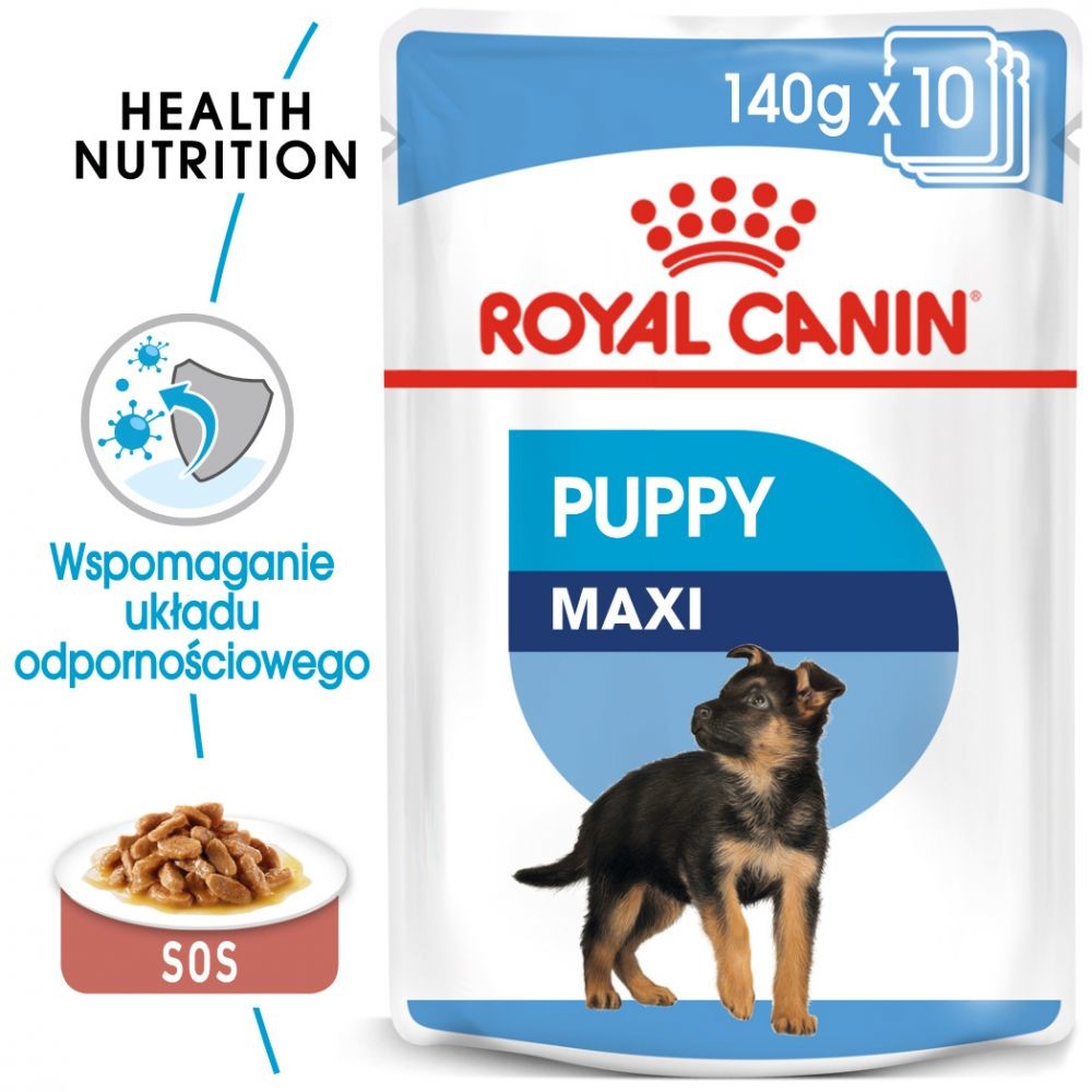 Royal Canin Dostawa GRATIS! | Royal Canin Maxi Puppy - 40 x 140 g