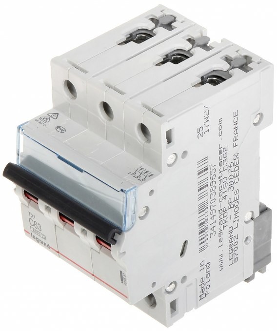 Legrand WYŁĄCZNIK NADPRĄDOWY LE-403551 TRÓJFAZOWY 63 A TYP C LE-403551