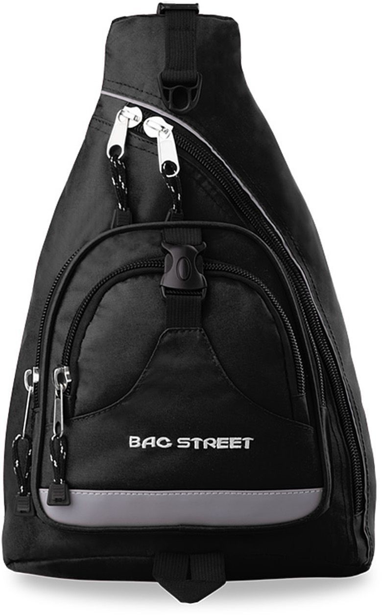 Bag street BAG STREET SPORTOWY PLECAK NA 1 RAMIĘ BAG STREET - CZARNY 10099