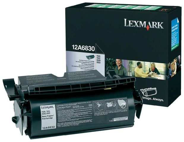 Lexmark Wyprzedaż Oryginał Toner czarny [ 7500 str Optra T52X ] 12A6830_wyp