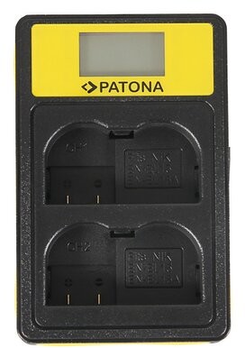 PATONA Ładowarka do akumulatorów USB Smart Dual LCD do Nikon EN-EL15