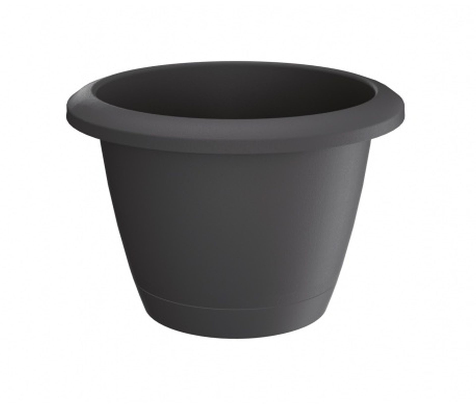 Prosperplast RESPANA BASIC Doniczka okrągła 29,5 cm, antracyt DRE300