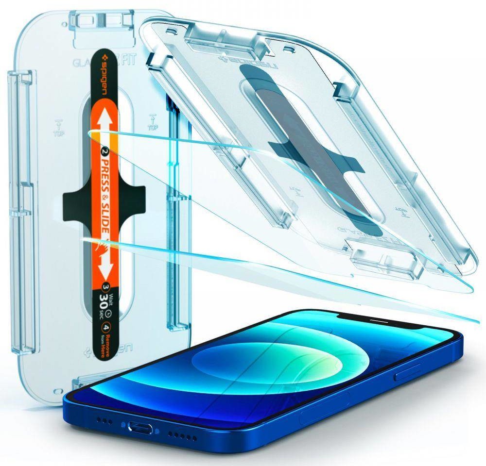 Spigen SZKŁO HARTOWANE GLAS.TR EZ FIT 2-PACK IPHONE 12/12 PRO fd-16827-0