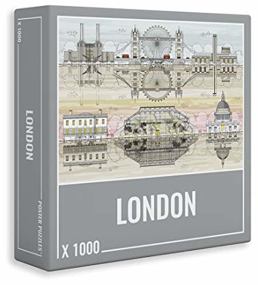 Cloudberries Puzzle Cloudberries London - 1000-elementowa układanka Premium dla dorosłych. Przedstawia Tower Bridge i inne londyńskie zabytki! 3022