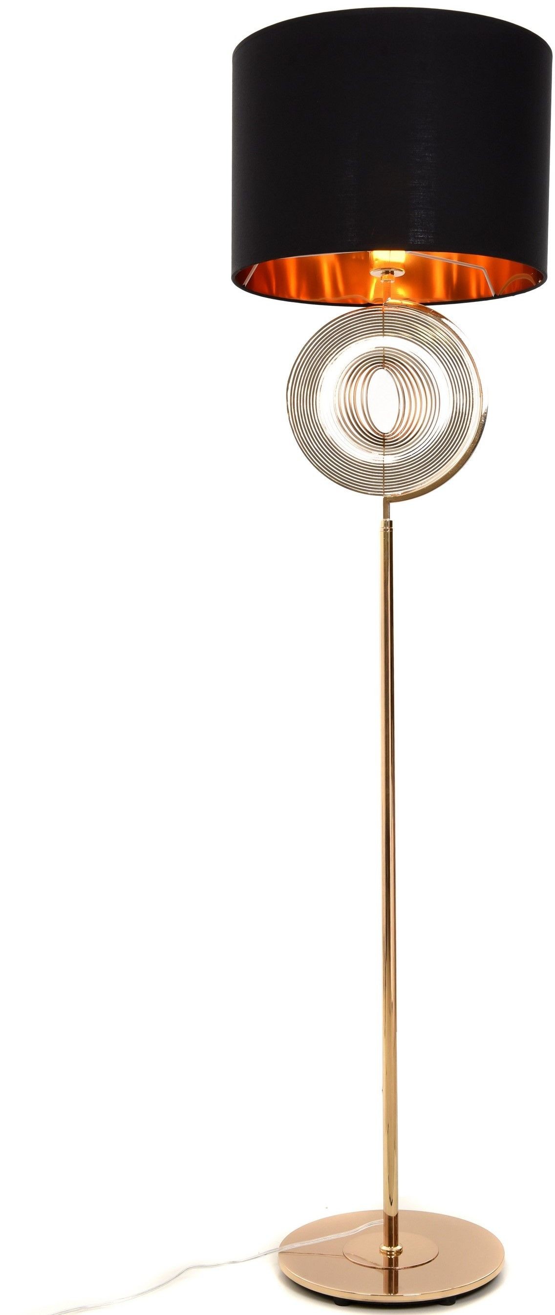 Lumina Deco Deco LAMPA STOJĄCA PODŁOGOWA CZARNA MONTERONI LDF 5532 (GD+BK)