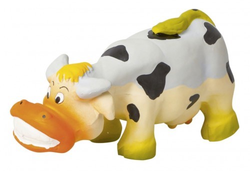 Kerbl Zabawka krowa z lateksu, 17 cm