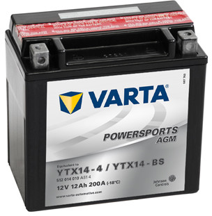 Varta MOTOR B/O 12V 12AH 100A YTX14-BS [152X88X147]