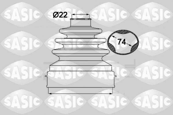 SASIC OSŁONA PRZEGUBU 1904028 WEW RENAULT MEGANE III 09