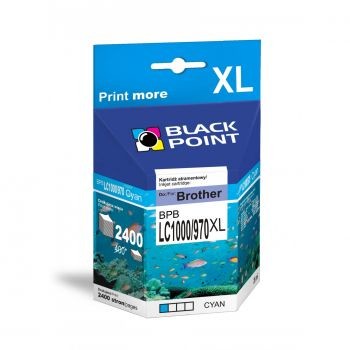 BlackPoint BPBLC1000/970XLC zamiennik Brother LC1000/970C niebieski BPBLC1000/970XLC