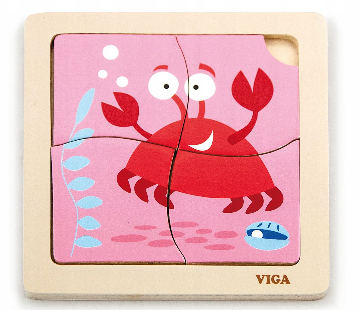 Viga 50146 Puzzle na podkładce - krab