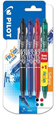 Pilot Pen Pilot ink roller FriXion Ball Clicker-Pack Inline farby drukarskie Pack 1 gratis thermosensibel, średnia koronki, sortowane Frixion clicker
