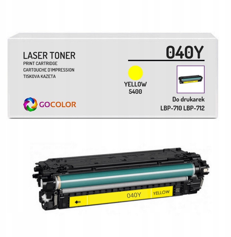 Toner do Canon 040Y Yellow I-Sensys LBP-712Cx