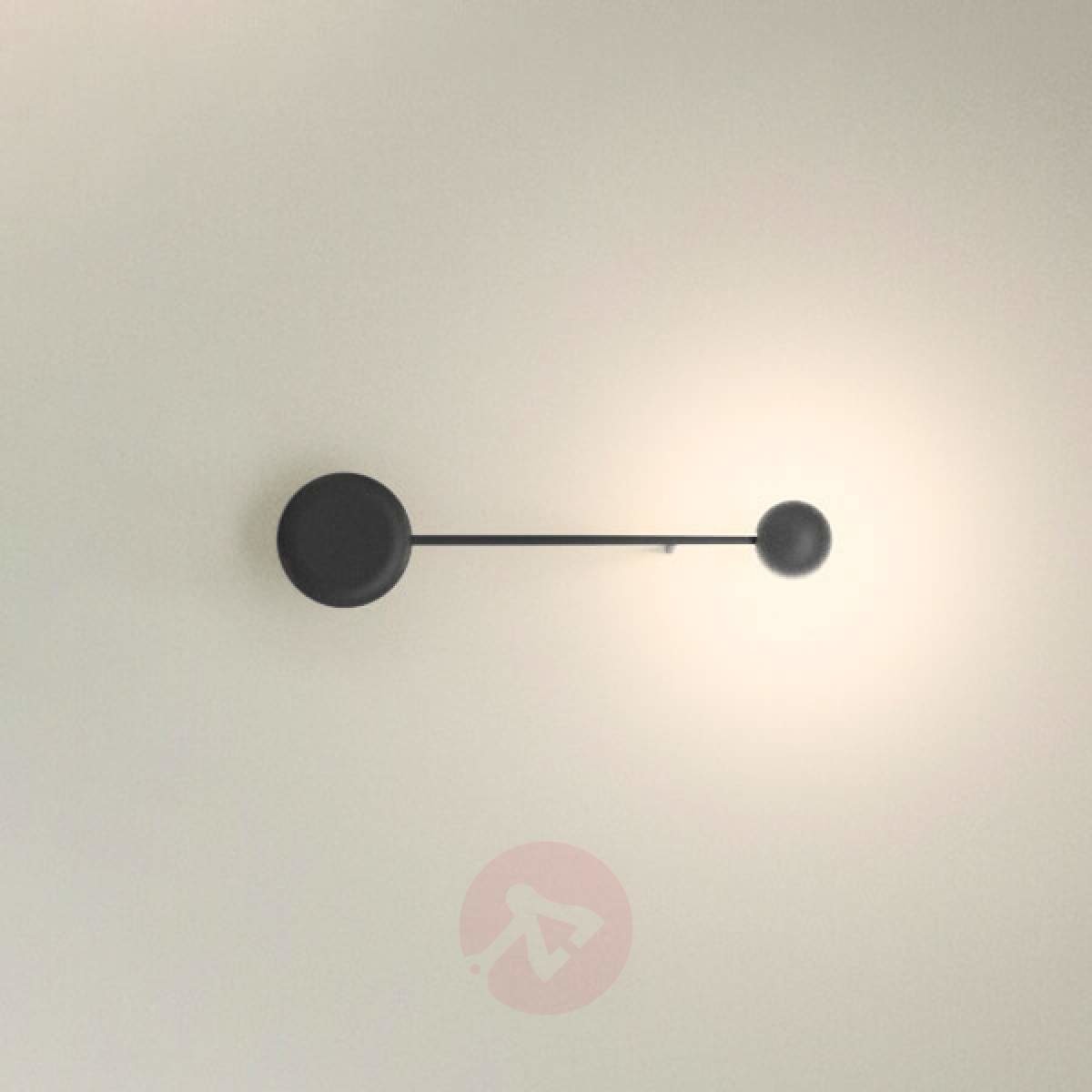 Czarny kinkiet LED Pin