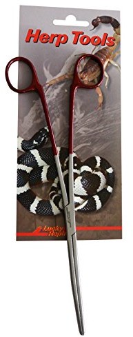 Lucky Reptile szczypce za 25 karmy 25 cm wygięty, 25 cm ELF025