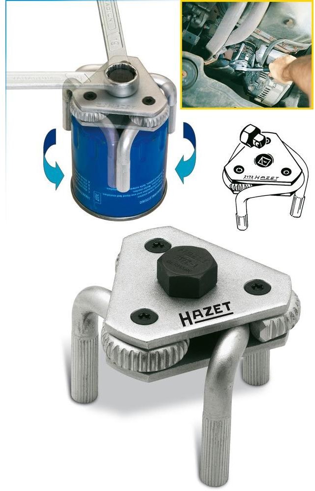 Hazet Klucz do demontażu filtrów oleju 2172 2172