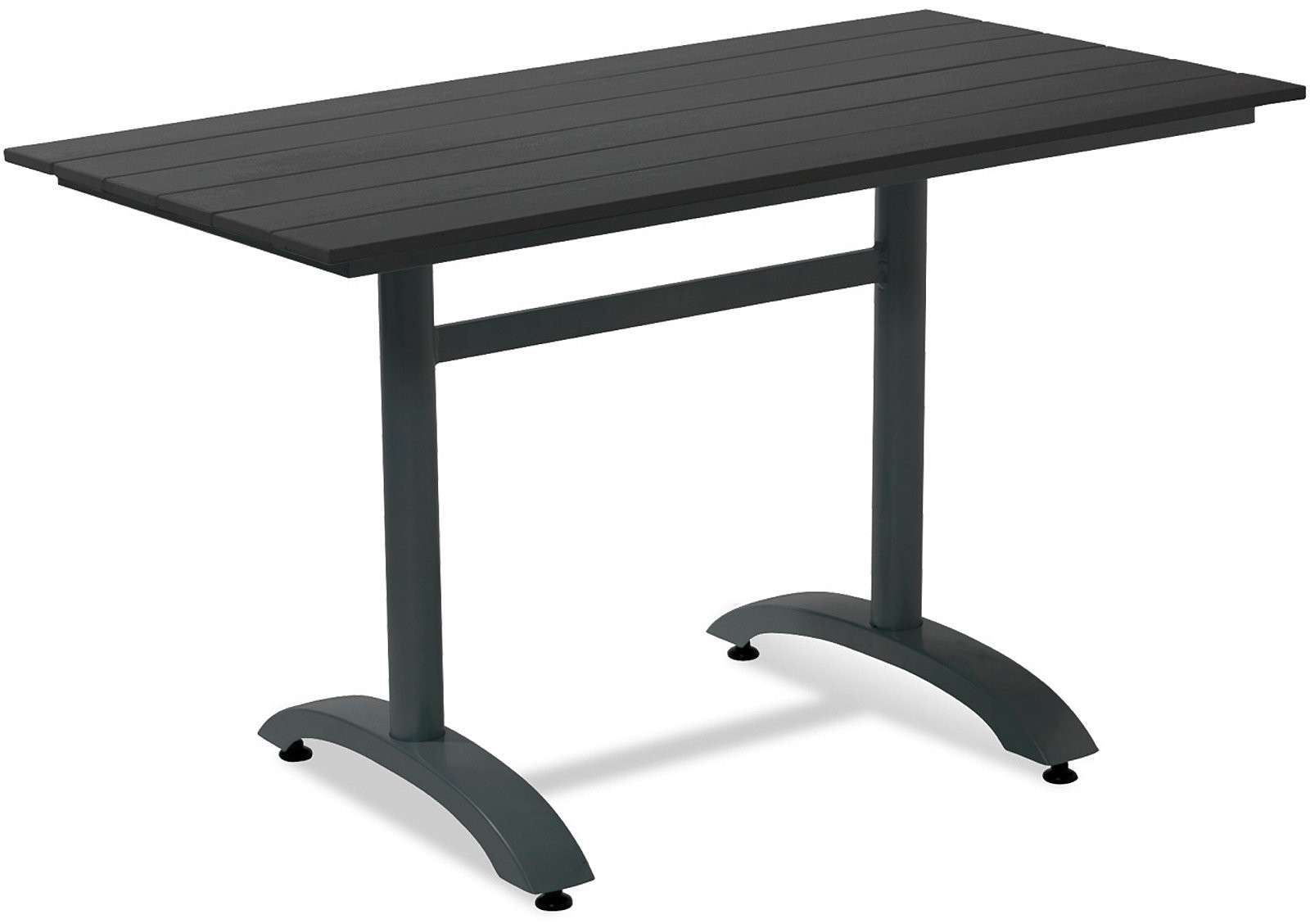 AJ Prostokątny stół kawiarniany 1200x700 mm czarny 131442