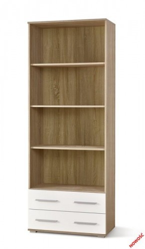Halmar LIMA REG3 regał dąb sonoma biały Halmar V-PL-LIMA-REG3-BIAŁY/SONOMA