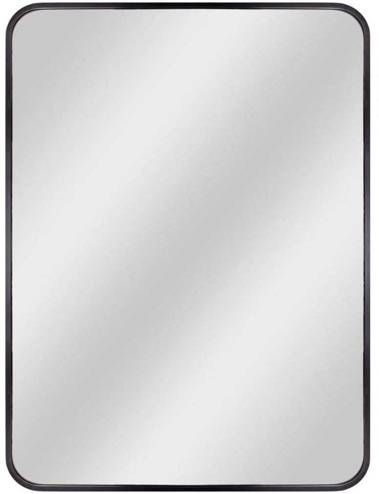 Dubiel Vitrum Lustro prostokątne Nico 50 x 70 cm w ramie czarne NICO 50X70
