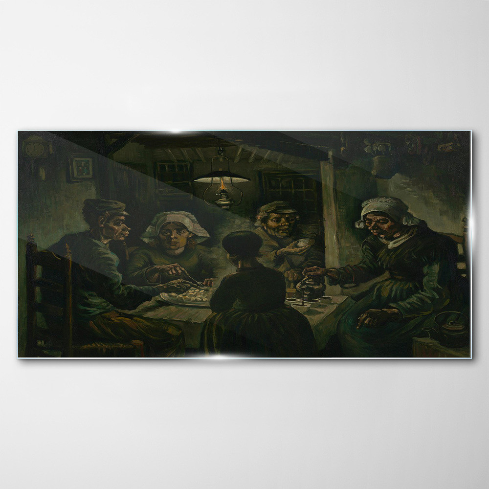 PL Coloray Obraz na Szkle Ziemniak Van Gogh 140x70cm