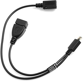 System-S Kabel  OTG Host 3 W 1 Micro USB (Male) do kabla micro USB (Female) Dane USB A (Female) 30 cm 10090054901919
