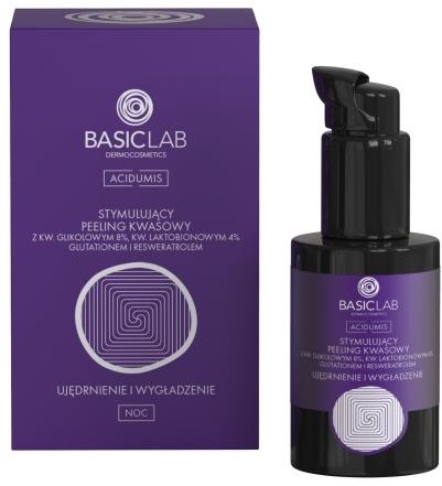 BasicLab BasicLab ACIDUMIS Stymulujący Peeling Kwasowy Ujędrnienie i Wygładzenie - 30 ml