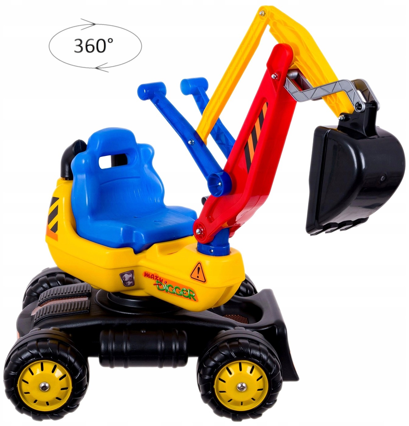 Jeździk Koparka Spychacz Chodzik Maxi Digger Pl