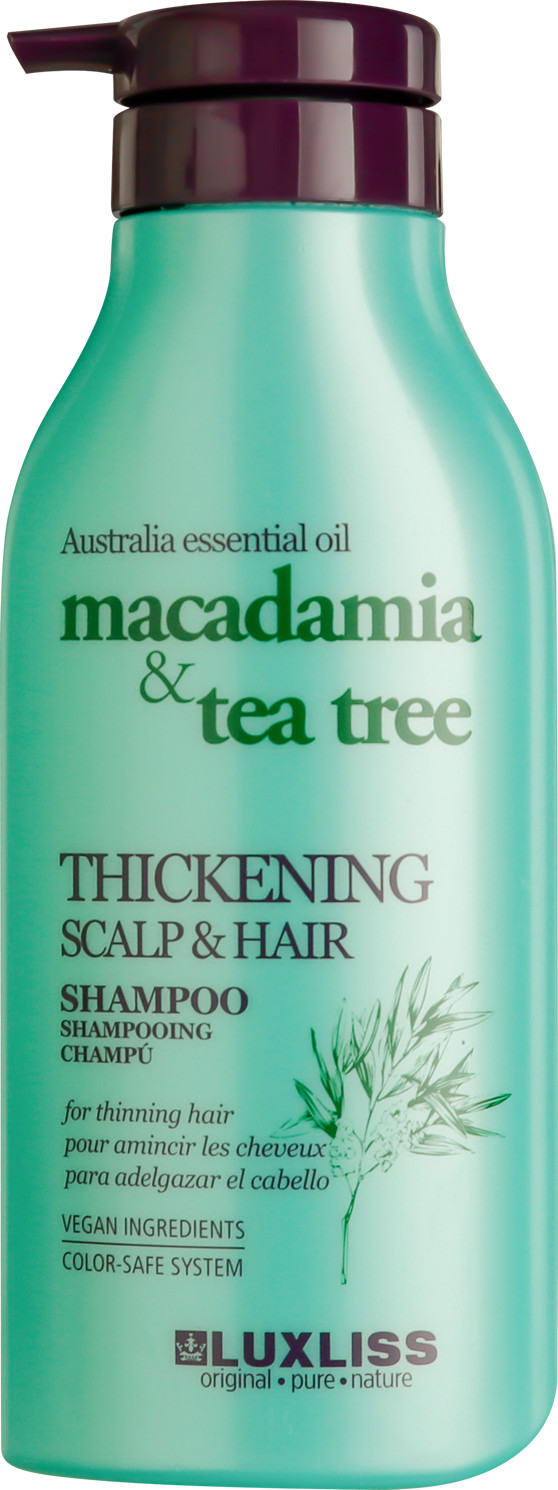 Macadamia Luxliss Tea Tree szampon do włosów, 500 ml