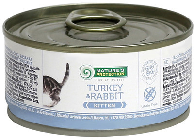 Natures PROTECTION PROTECTION Kitten Z Indykiem I Królikiem 400 g