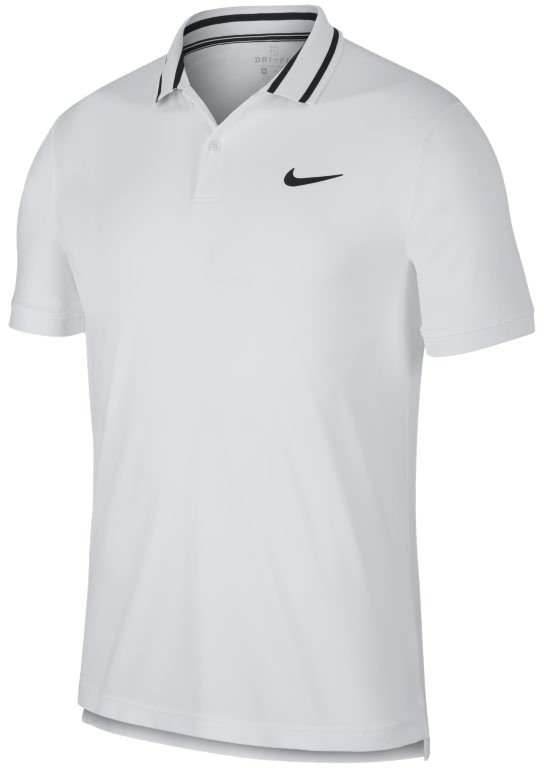 Nike Męska koszulka polo do tenisa NikeCourt Dri-FIT - Biel BV1194-100