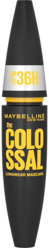 Maybelline The COLOSSAL 36H Longwear Mascara - Wodoodporny pogrubiająco-wydłużający tusz do rzęs - 01 Black - 10 ml