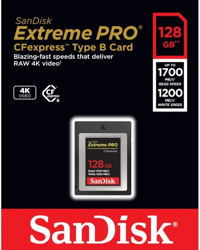 SanDisk EXTREME PRO 128GB (SDCFE-128G-GN4IN)