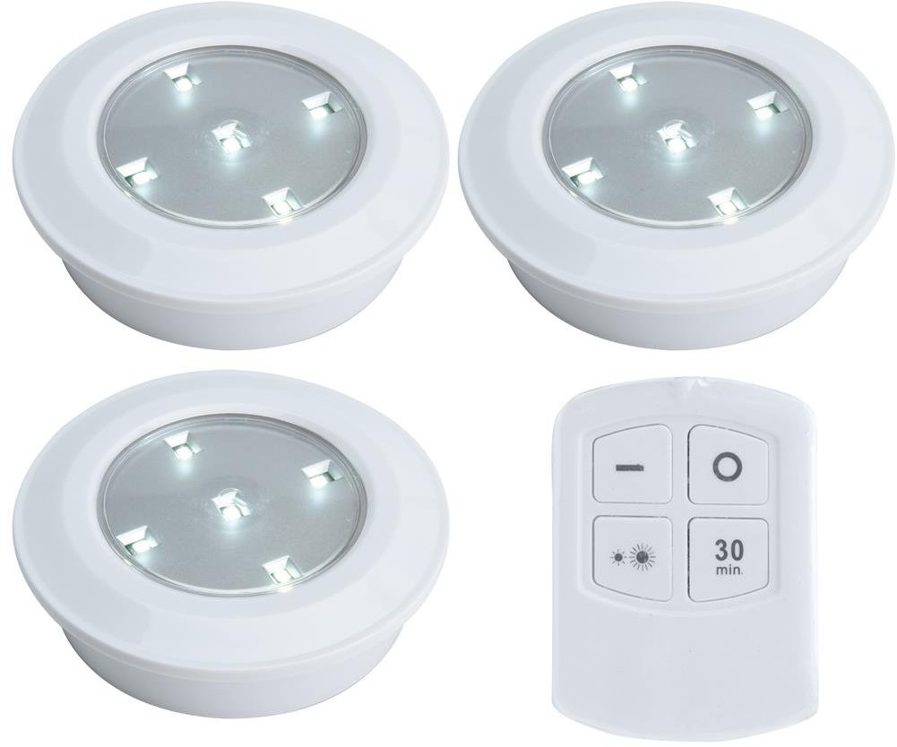 LAMPKA LED KPL.3SZT. 5LED +PILOT WHITE 831204