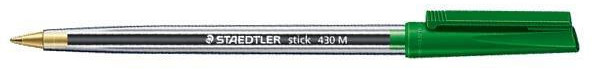 Staedtler Długopis Stick 430M zielony (10szt)