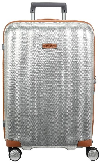 Samsonite Lite-Cube DLX Spinner Walizka na 4 kółkach 82 cm aluminiumfarben