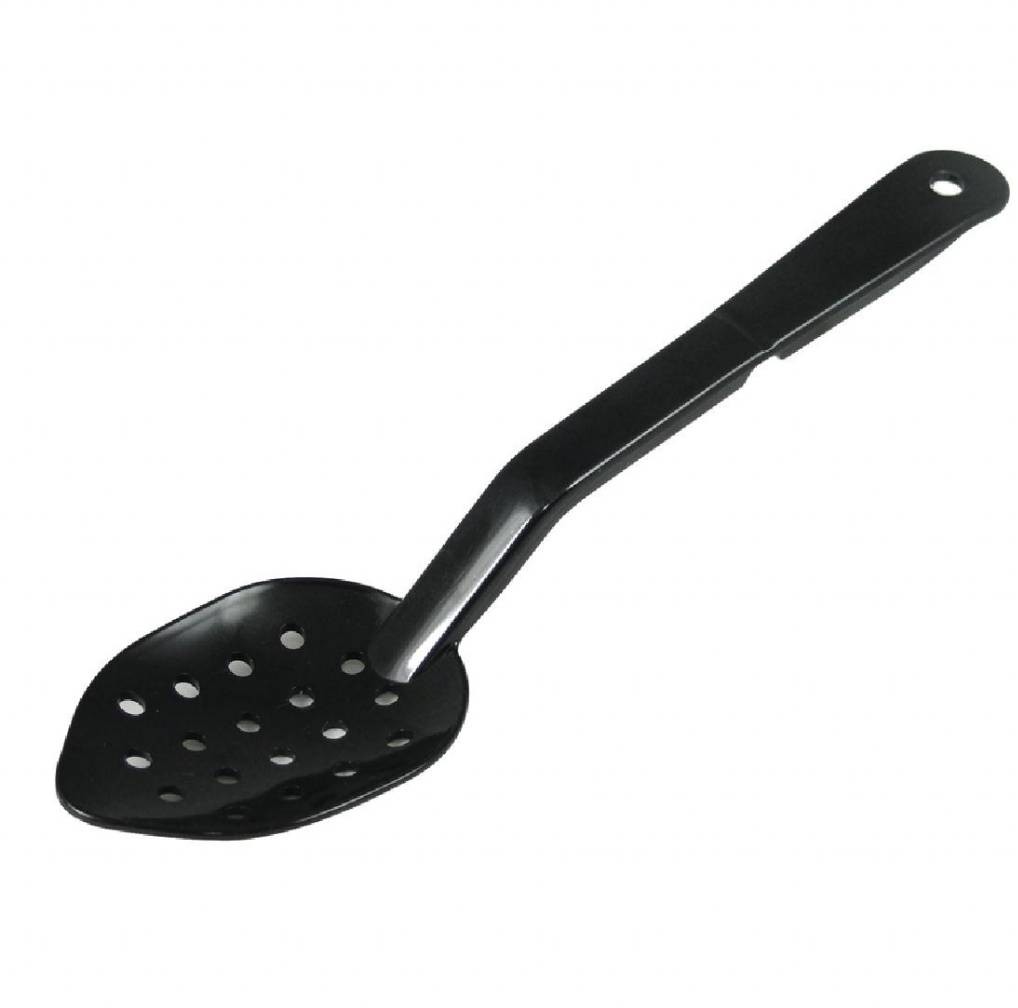 Kristallon Łyżka do serwowania perforowana | czarna | długość 280mm Y549