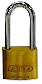 Abus 60/40HB40 _ C _ N kłódka mosiądz 40 mm podłużny blister 60/40HB40_C_N