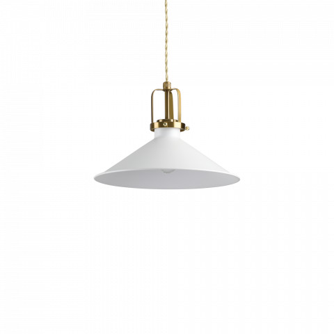 Ideal Lux Lampa wisząca Eris 238173 klasyczna oprawa w kolorze białym 238173
