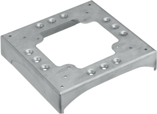 Simon Simon Connect Podstawa rozdzielcza DCS ALU wycięcie 130x18mm/ 3 nacięcia 85x18mm anodyzowane aluminium KTA813/8 KTA813/8