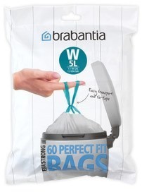 Brabantia Worki na śmieci W 5l 60 szt. 116827