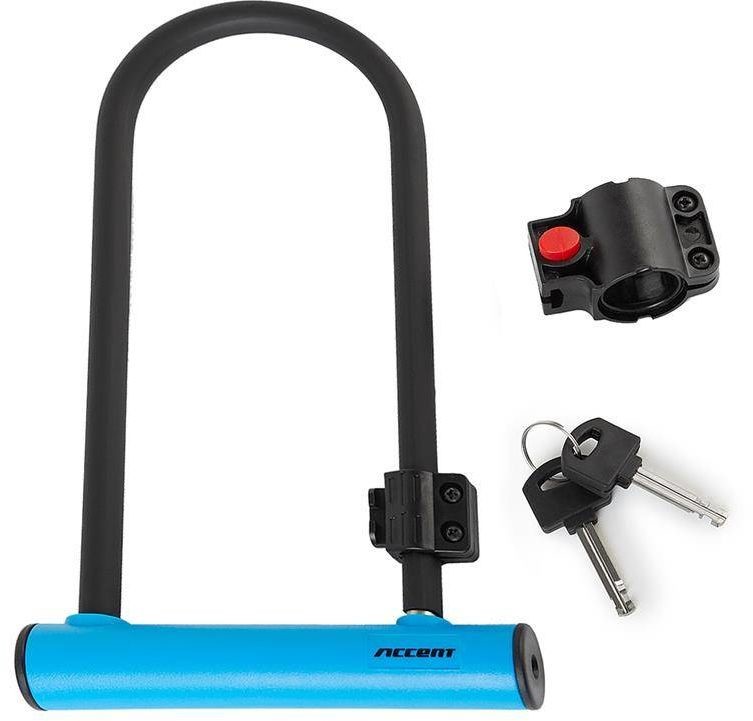 ACCENT Zapięcie U-Lock Shackle Lock 180 mm x 320 mm, średnica 12 mm, z uchwytem