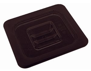Vogue u475 pokrywa, 325 MM dł. x 265 MM w 1/2 Gastronorm poliwęglanowe, czarny U475