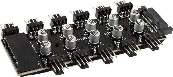 Lamptron SP105 10x PWM-Lüfter-Hub LULS-315