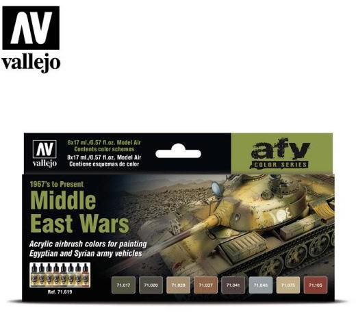 Vallejo Zestaw Model Air 8 farb - Middle East Wars (1967 to present) Vallejo 71619