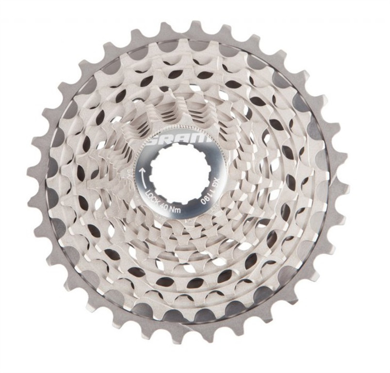 SRAM Kaseta Red XG-1190 srebrny / Ilość biegów: 11 / Stopniowanie: 11-28 00.2418.067.002