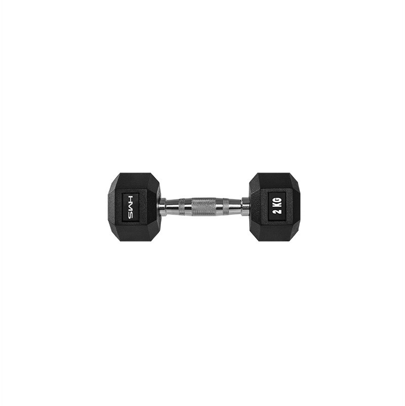 HMS Hantla stalowa gumowana Hex Pro 2 kg - 28089-uniw