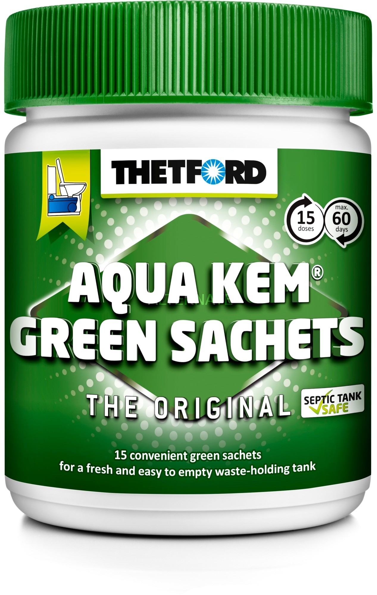 Thetford Aqua Kem Green Sachets, Sanitary additive 8710315994261