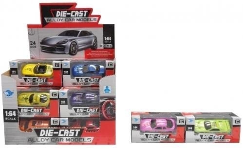 Mega Creative Auto osobowe metalowe mix 11cm