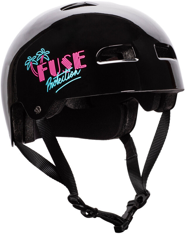 FUSE FUSE Alpha Helmet, glossy miami black L-XL | 59-61cm 2021 Kaski rowerowe 38070606018