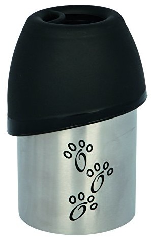 Trixie 24605 butelka z miska do picia, stal nierdzewna/tworzywo sztuczne, 300 ML 24605